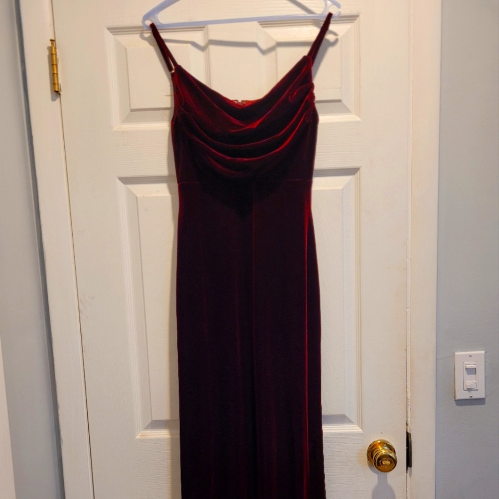 Size 2 velvet bridesmad dress